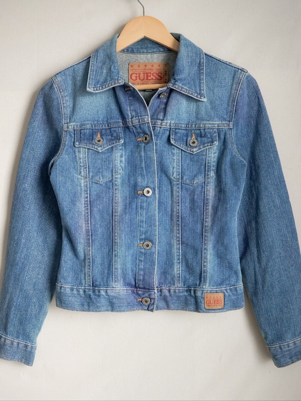 Guess USA Denim Jacket Medium Wash Size S